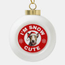 Search for bull terrier christmas tree decorations Cute