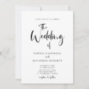Search for registry wedding invitations Black and white