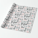 Search for lettering wrapping paper Handwritten