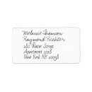 Search for writing return address labels Minimalist