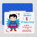 Search for super boy invitations Blue