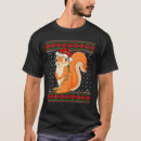 Search for squirrel ugly christmas sweater tshirts Santa