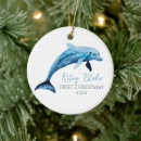 Search for dolphin christmas tree decorations Blue
