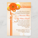 Search for gerbera daisy wedding invitations Orange