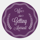 Search for announcement wedding stickers Calligraphy