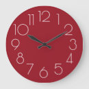 Search for burgundy clocks Minimalist