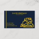 Search for equipment business cards Bulldozer