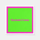 Search for lime green napkins Typography