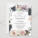 Search for navy and lavender wedding invitations Floral