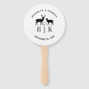Search for rustic wedding hand fans Simple