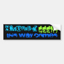 Search for something bumper stickers Black