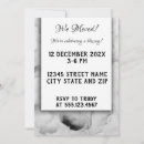 Search for inspiration invitations Black and white