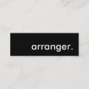 Search for composer business cards Arranger