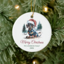 Search for dachshund christmas tree decorations Dachsund