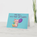 Search for funny pig birthday cards Cute