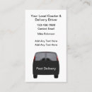 Search for delivery driver business cards Courier