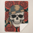 Search for skull blankets Floral