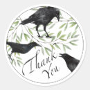 Search for black birds stickers Watercolor