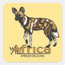 Search for wild dog stickers Lycaon pictus