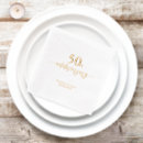 Search for 50th anniversary wedding napkins Modern
