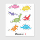 Search for dinosaur silhouette stickers For kids