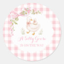 Search for vintage baby shower stickers Plaid