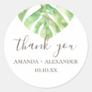 Search for monstera wedding stickers Botanical