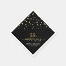 Search for 55th anniversary napkins Gold