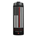 Search for firefighters travel mugs Thin red line