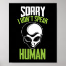 Search for alien head posters Extraterrestrial