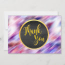 Search for pink black wedding thank you cards Striped