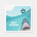 Search for shark napkins Pool party