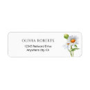 Search for rustic daisy return address labels Modern