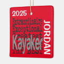 Search for kayaking christmas tree decorations Kayaker