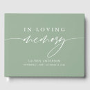 Search for rustic funeral guest books In loving memory