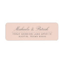 Search for pink grey wedding return address labels Baby