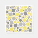Search for yellow grey napkins Pattern