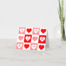 Search for red heart pattern cards Hearts