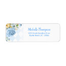 Search for gold flower return address labels Trendy