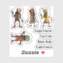 Search for monster character stickers Funny