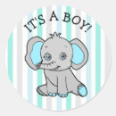 Search for blue elephant stickers Its a boy