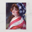 Search for vintage american flag postcards Liberty