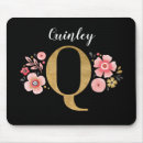 Search for letter q Floral