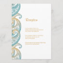 Search for gold paisley invitations Indian