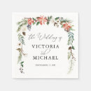 Search for christmas wedding napkins Rustic