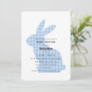 Search for blue gingham invitations Its a boy