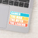 Search for funny video game stickers Vintage