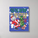 Search for santa canvas prints Snow