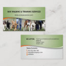 Search for training business cards Puppy
