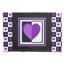 Search for purple pillowcases Heart